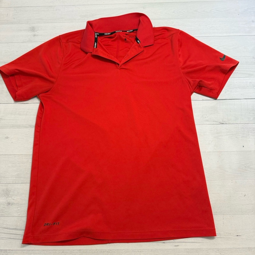 Nike men's red polo shirt size small